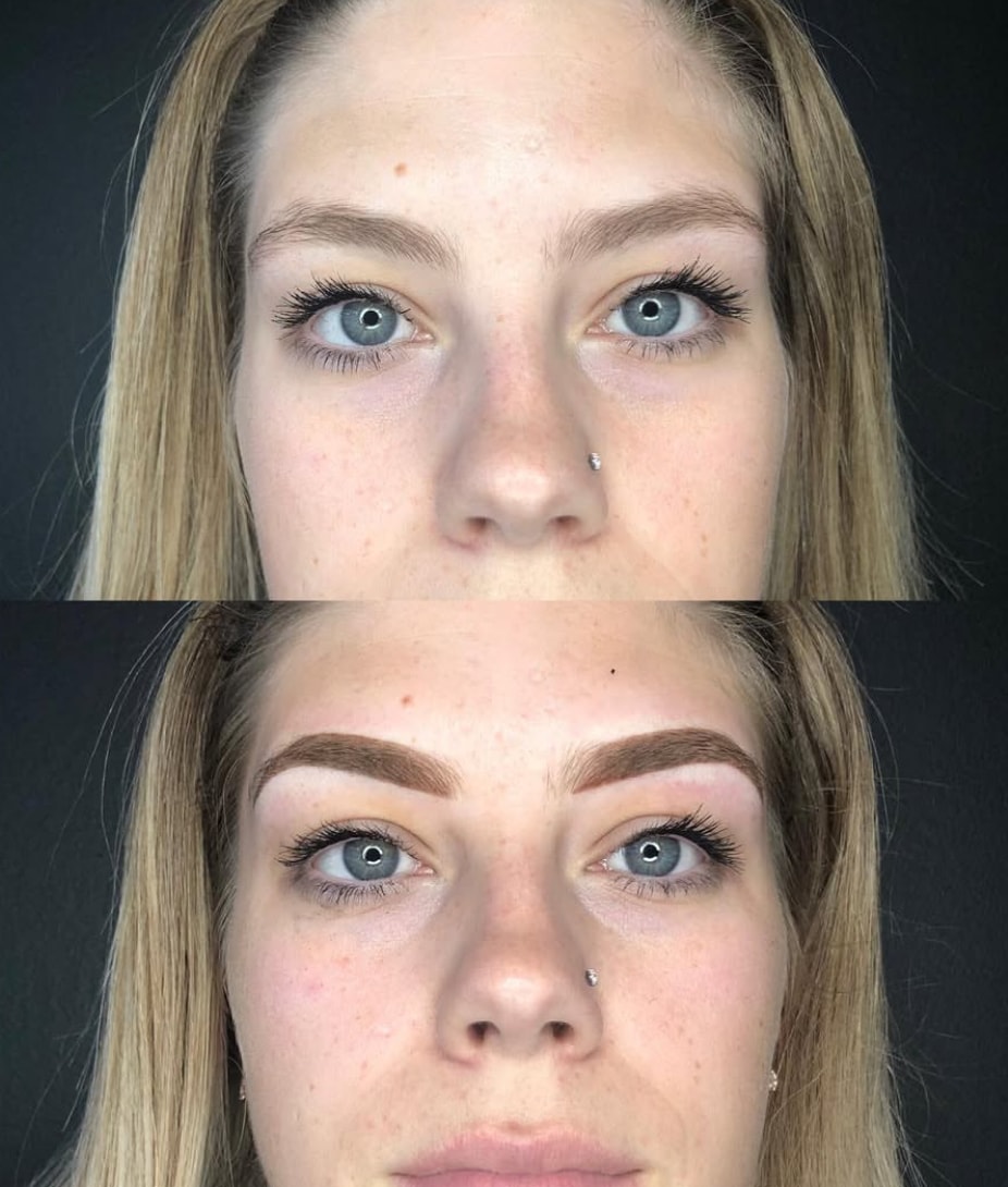 Defined powder brows that add depth to your existing brows.